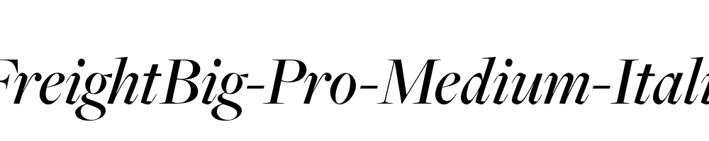 FreightBig-Pro-Medium-Italic