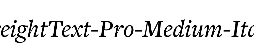 FreightText-Pro-Medium-Italic