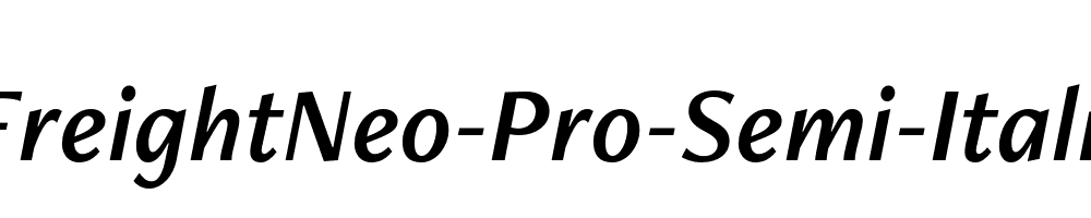 FreightNeo-Pro-Semi-Italic