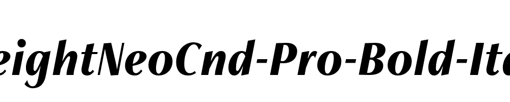 FreightNeoCnd-Pro-Bold-Italic