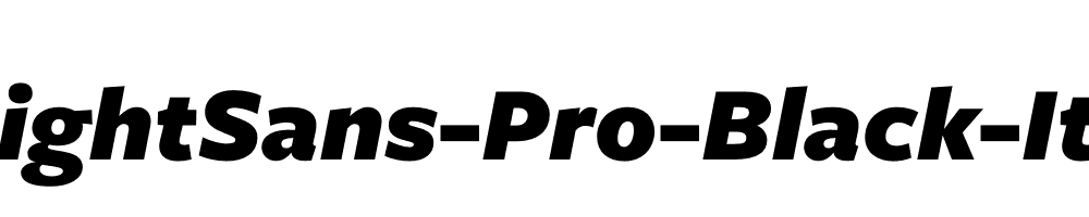 FreightSans-Pro-Black-Italic