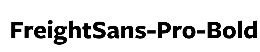 FreightSans-Pro-Bold