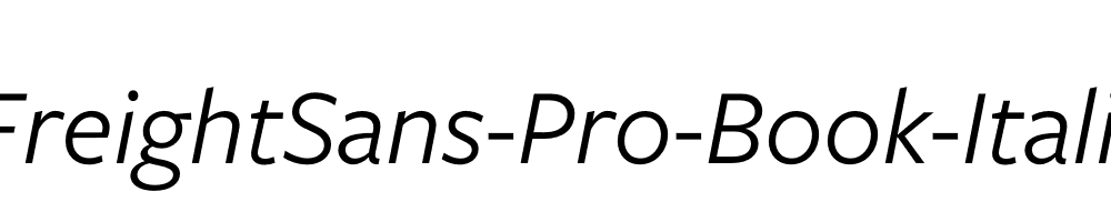 FreightSans-Pro-Book-Italic