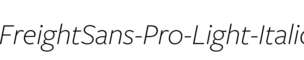 FreightSans-Pro-Light-Italic