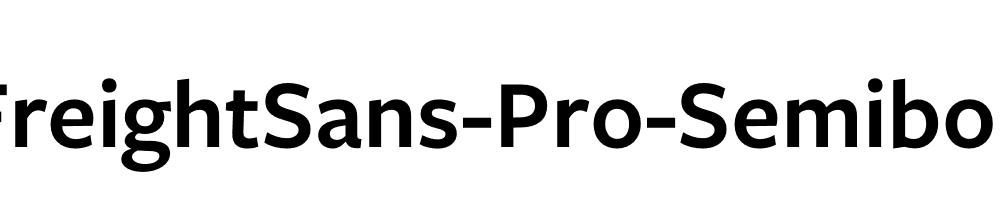 FreightSans-Pro-Semibold