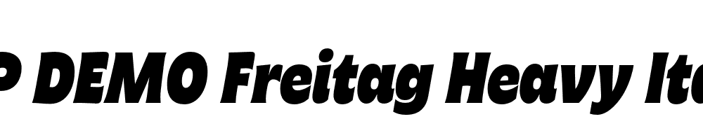 FSP DEMO Freitag Heavy Italic