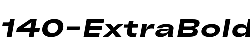 Freizeit-140-ExtraBold-Slanted