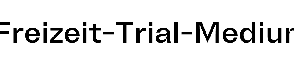 Freizeit-Trial-Medium