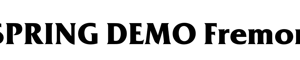  DEMO Fremont Bold