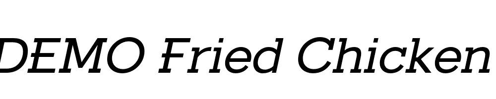 FSP DEMO Fried Chicken Italic