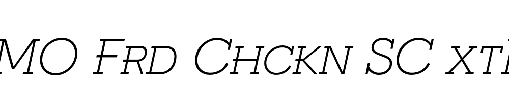 FSP DEMO Frd Chckn SC xtLt Italic