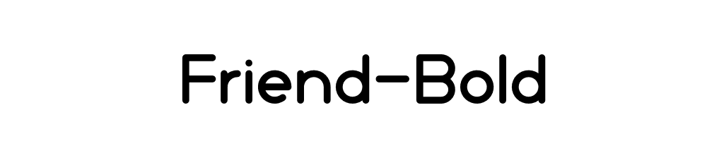 Friend-Bold