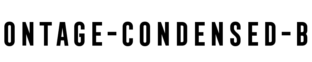 Frontage-Condensed-Bold