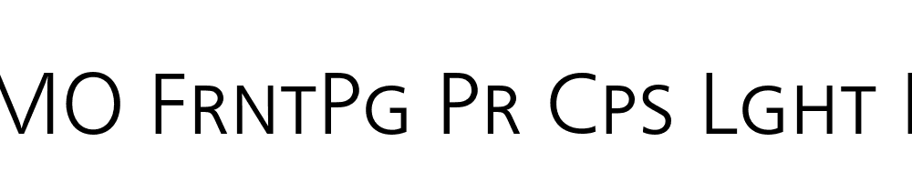 FSP DEMO FrntPg Pr Cps Lght Regular