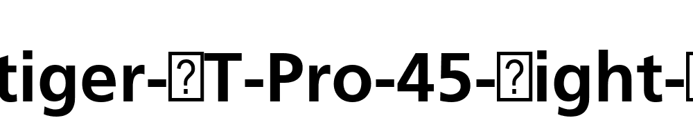 Frutiger-LT-Pro-45-Light-Bold