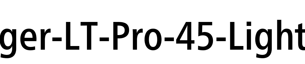 Frutiger-LT-Pro-45-Light-Bold