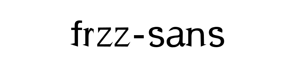 Frzz Sans