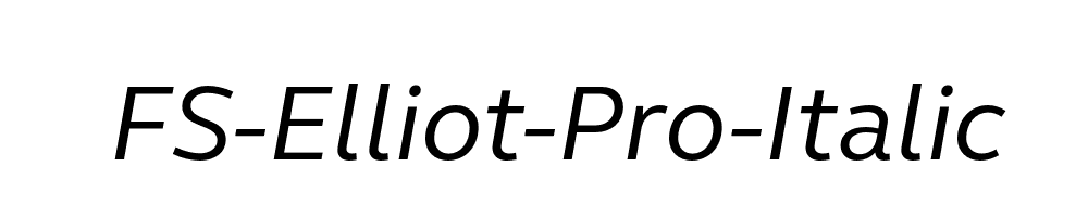 FS-Elliot-Pro-Italic