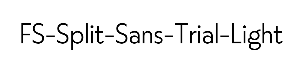 FS-Split-Sans-Trial-Light