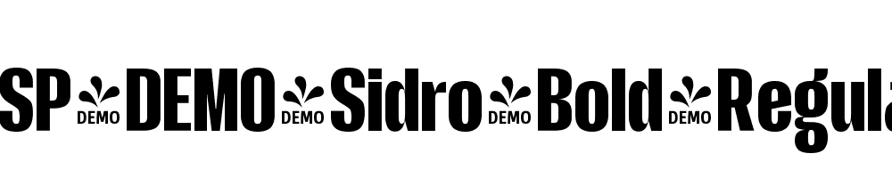 FSP-DEMO-Sidro-Bold-Regular