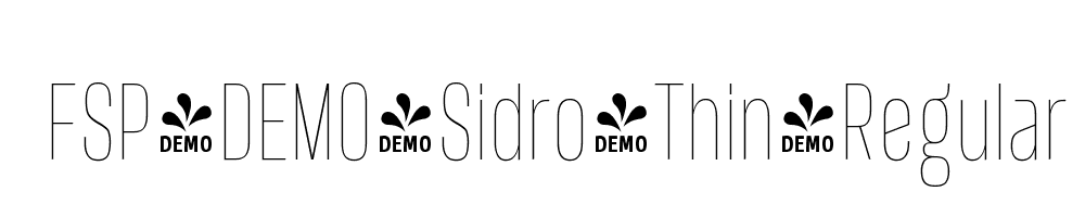 FSP-DEMO-Sidro-Thin-Regular