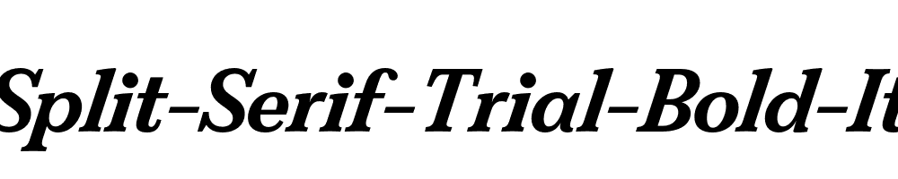 FS-Split-Serif-Trial-Bold-Italic