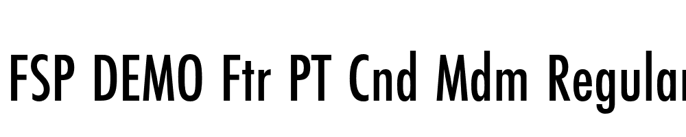 FSP DEMO Ftr PT Cnd Mdm Regular