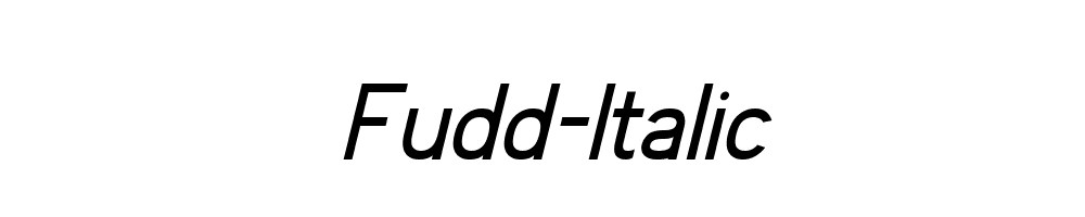 Fudd-Italic