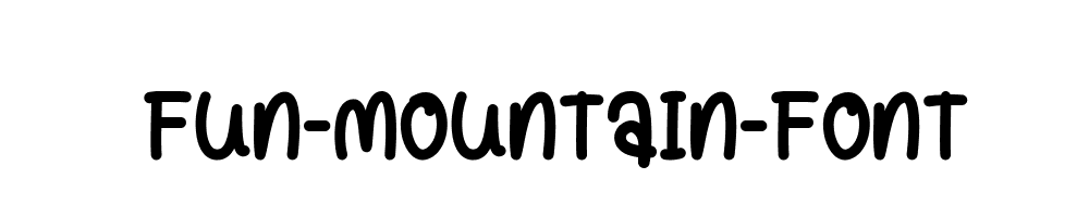 Fun-Mountain-Font