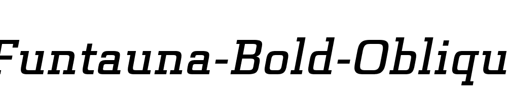 Funtauna-Bold-Oblique