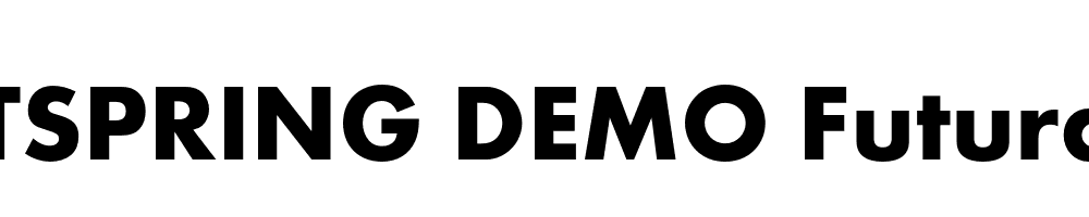  DEMO Futura Bold