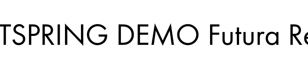  DEMO Futura Regular