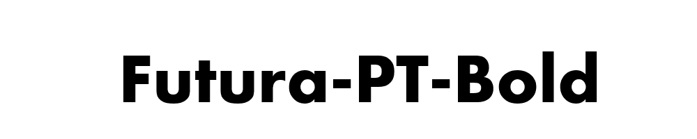 Futura-PT-Bold