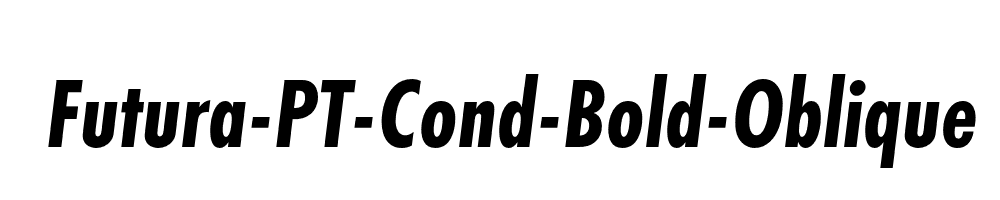 Futura-PT-Cond-Bold-Oblique