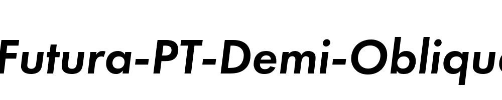 Futura-PT-Demi-Oblique