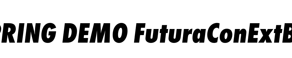  DEMO FuturaConExtBol Italic