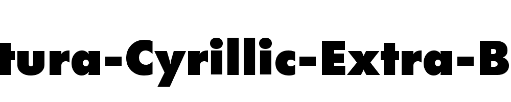 Futura-Cyrillic-Extra-Bold