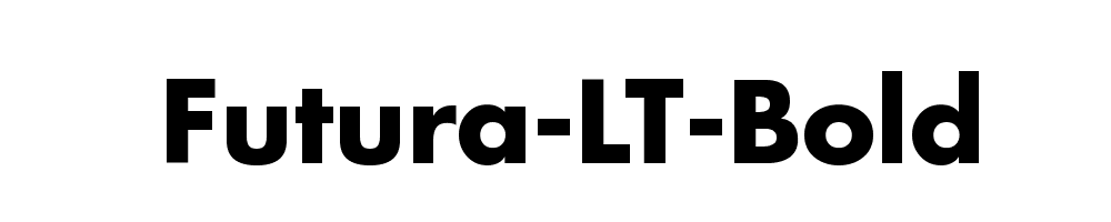 Futura-LT-Bold