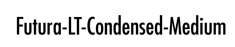 Futura-LT-Condensed-Medium