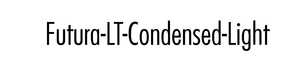 Futura-LT-Condensed-Light