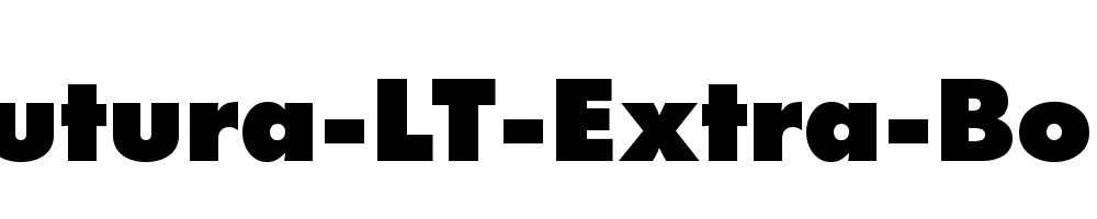 Futura-LT-Extra-Bold