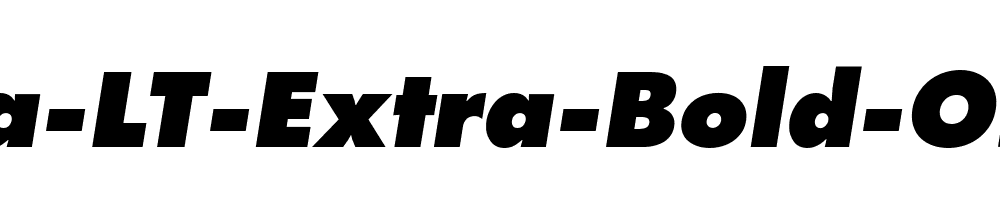 Futura-LT-Extra-Bold-Oblique