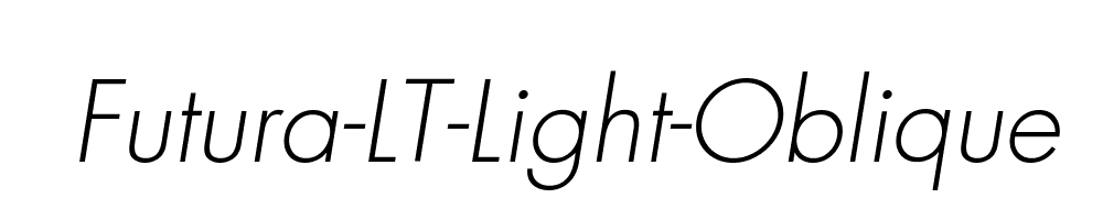 Futura-LT-Light-Oblique