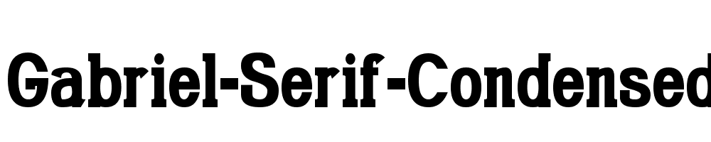 Gabriel-Serif-Condensed