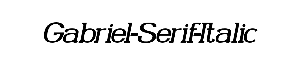 Gabriel-Serif-Italic