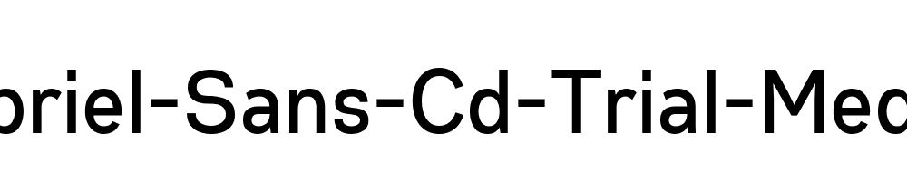 Gabriel-Sans-Cd-Trial-Medium