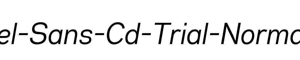 Gabriel-Sans-Cd-Trial-Normal-Italic