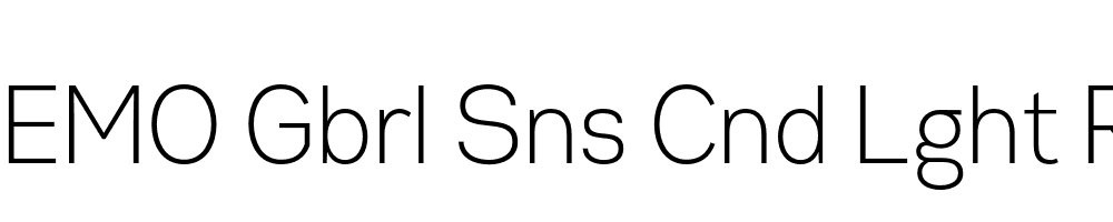 FSP DEMO Gbrl Sns Cnd Lght Regular