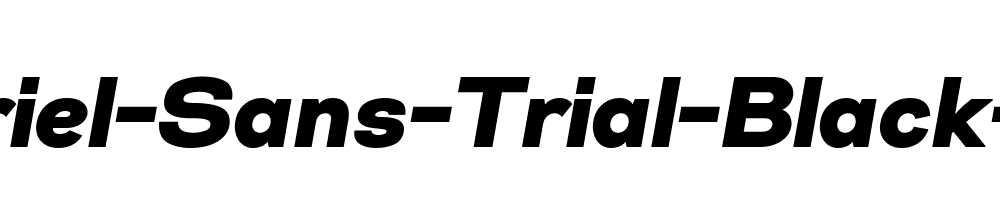 Gabriel-Sans-Trial-Black-Italic