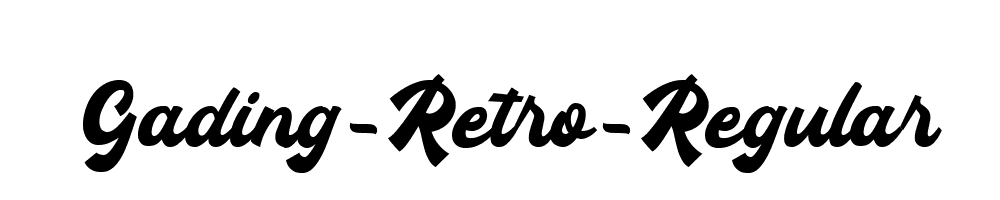 Gading-Retro-Regular